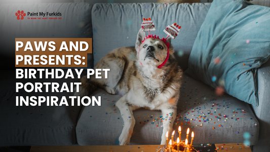 Celebrate Furry Friends with Paws and Presents: Birthday Pet Portrait Inspiration