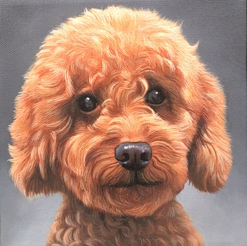 Custom Pet Portrait Oil Painting (Headshot Style)