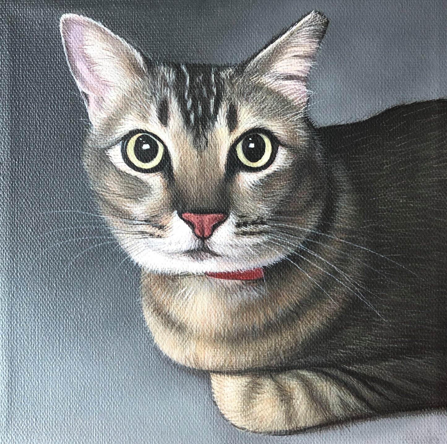 Custom Pet Portrait Oil Painting (Headshot Style)