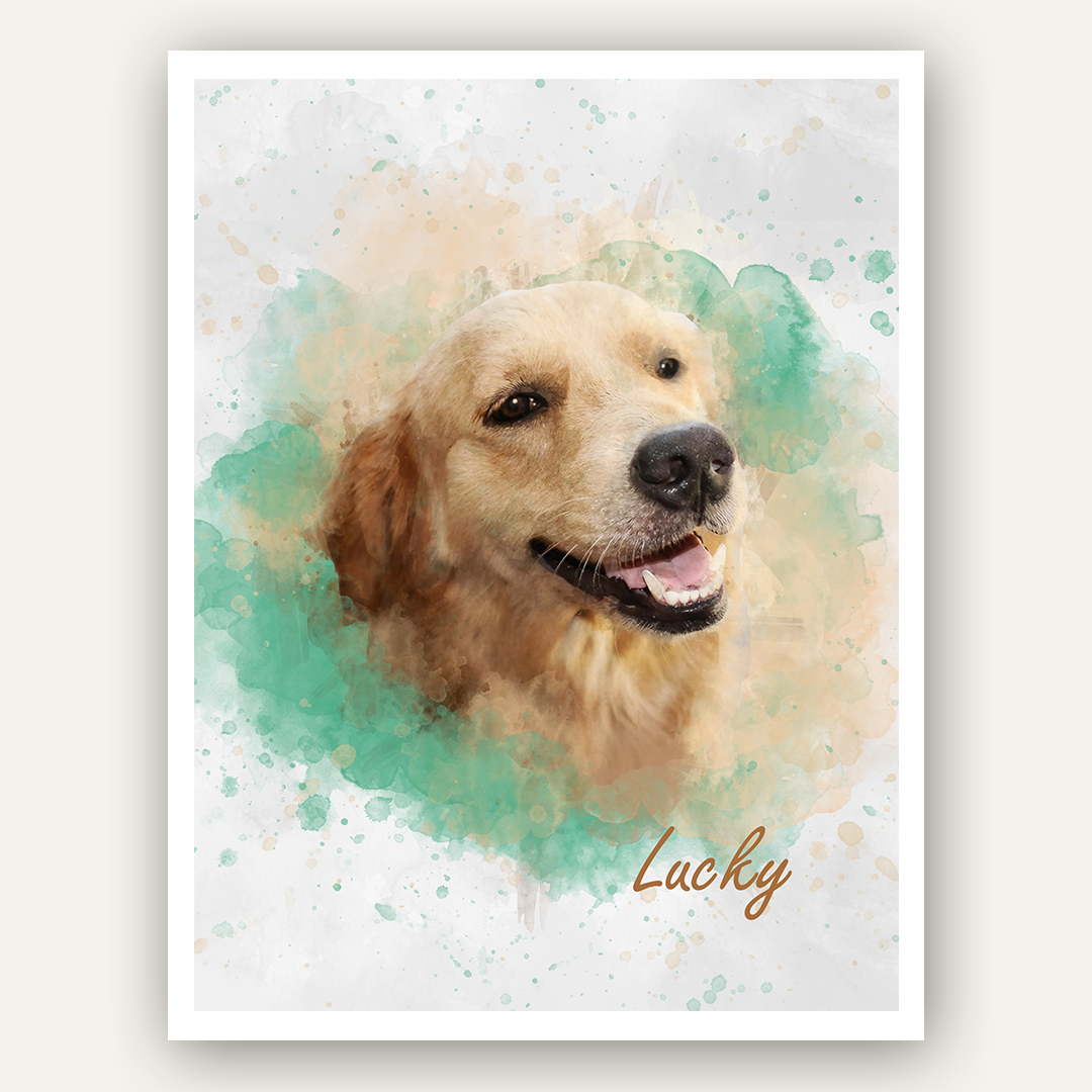 Custom Digital Art (Watercolour Style)