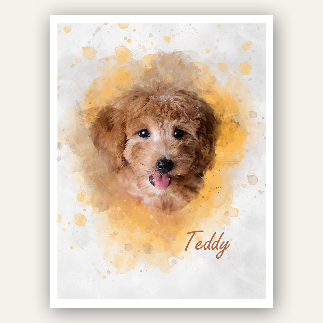 Custom Digital Art (Watercolour Style)