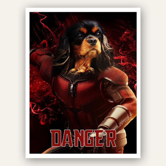 Superhero Pet Portrait - Ant Paw