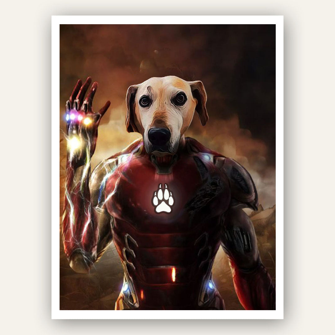 Superhero Pet Portrait - Iron Man