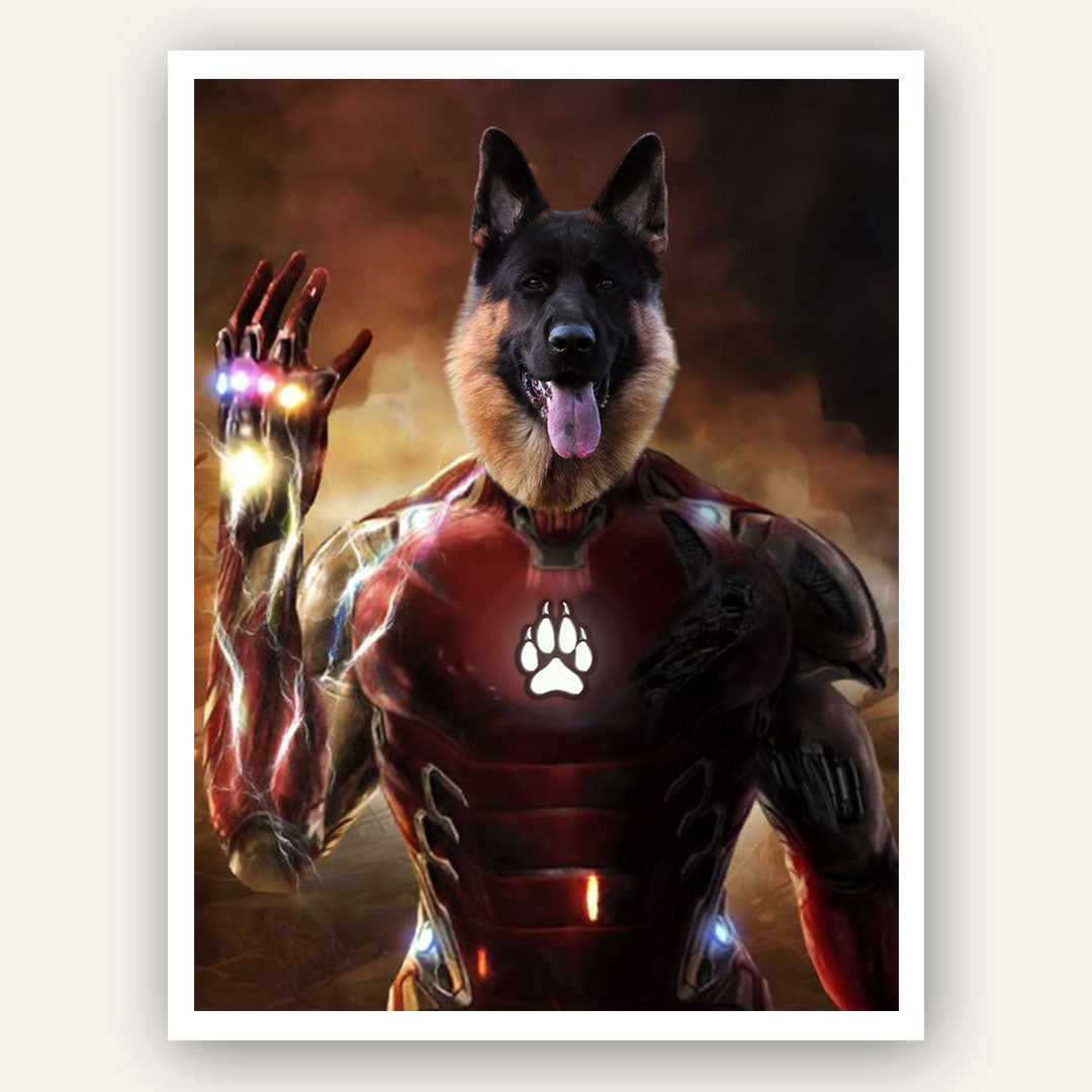 Superhero Pet Portrait - Iron Man