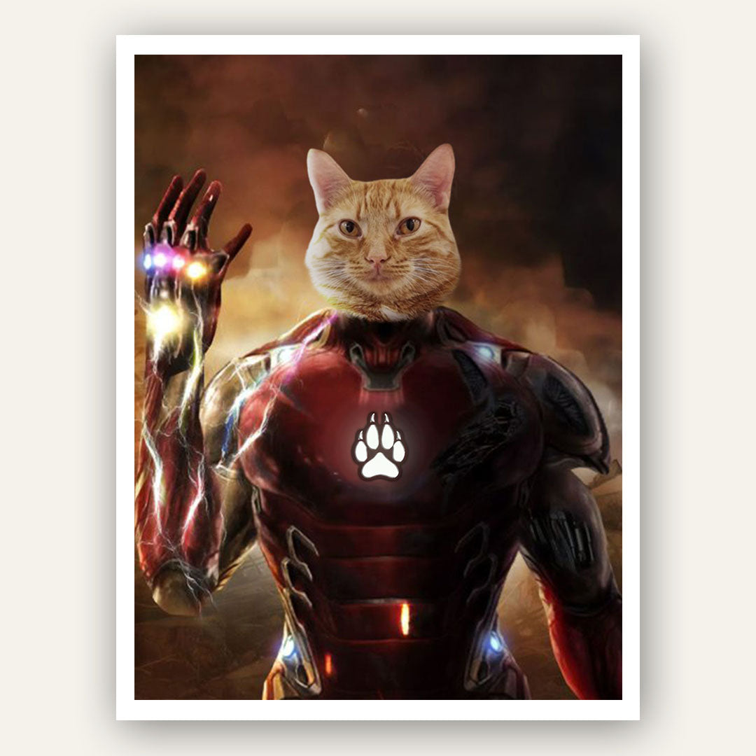 Superhero Pet Portrait - Iron Man