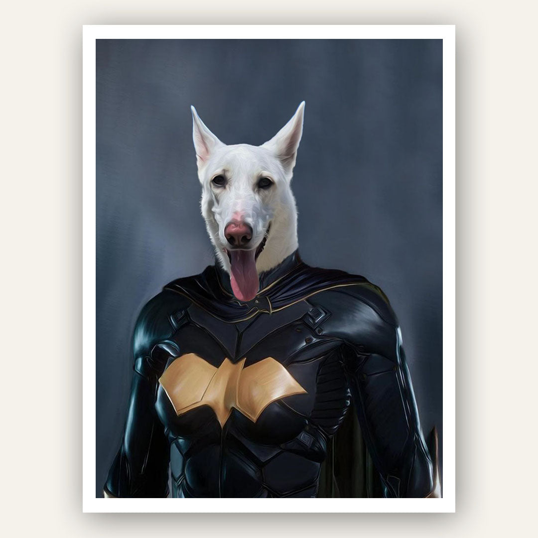 Superhero Pet Portrait - Batgirl