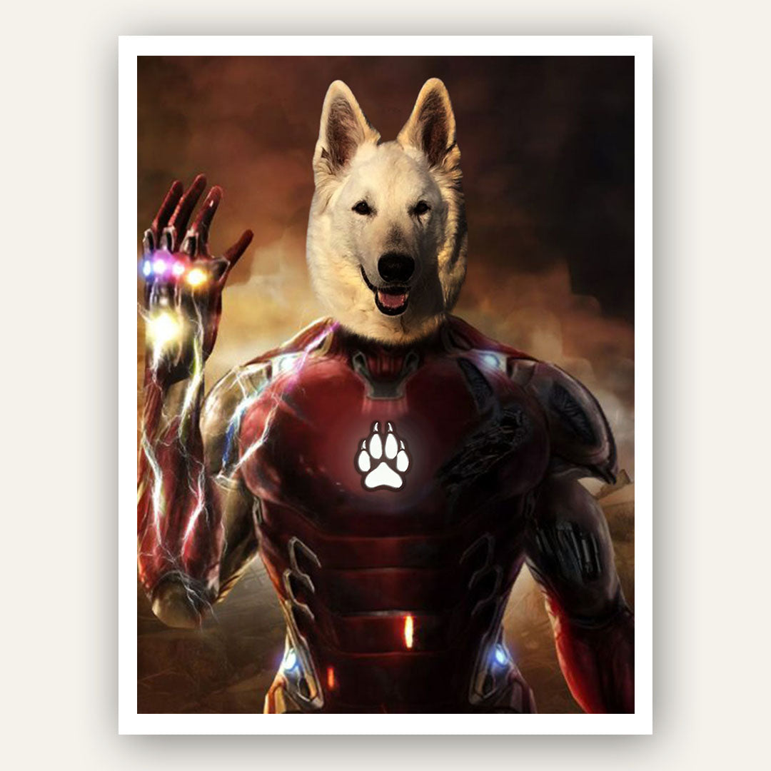 Superhero Pet Portrait - Iron Man