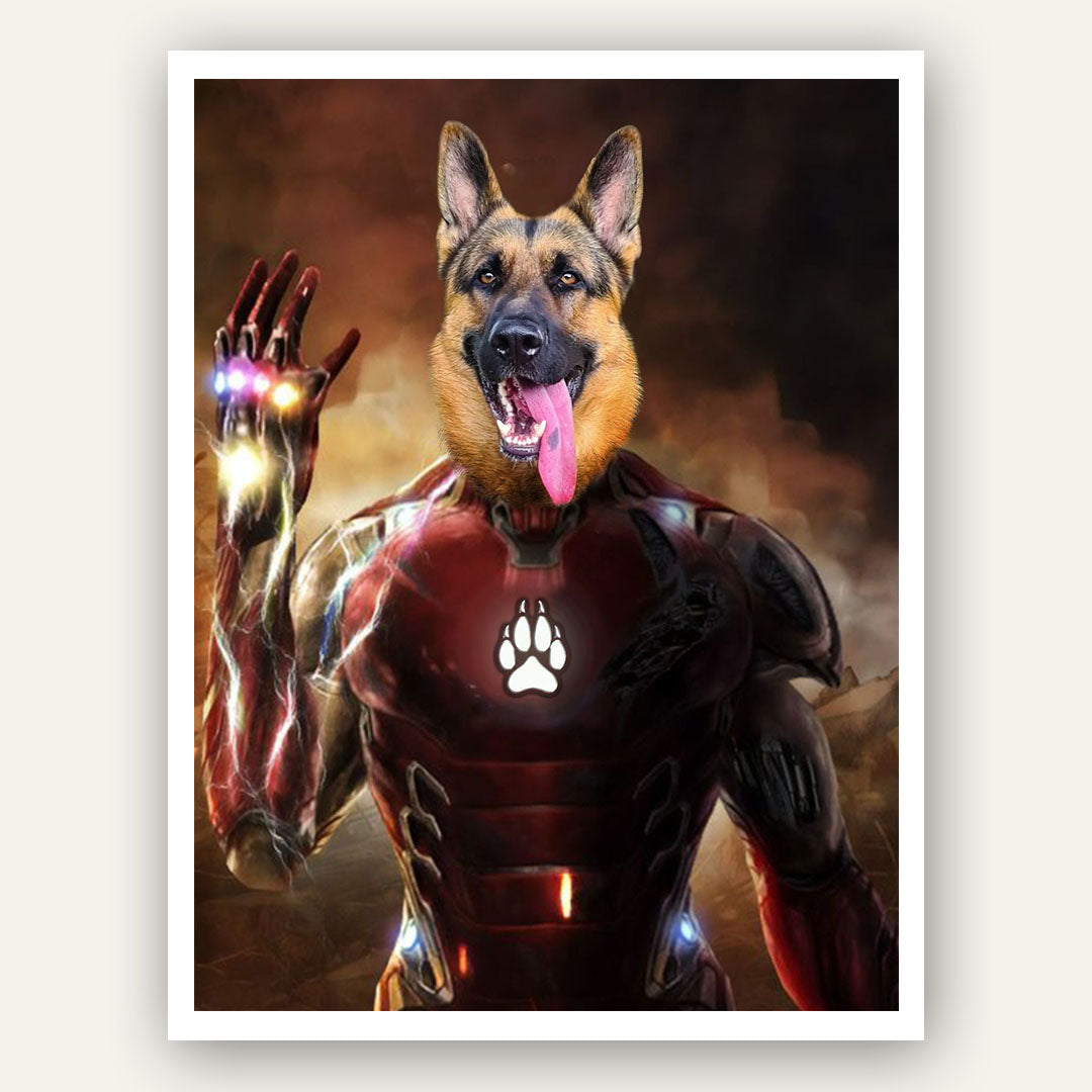 Superhero Pet Portrait - Iron Man