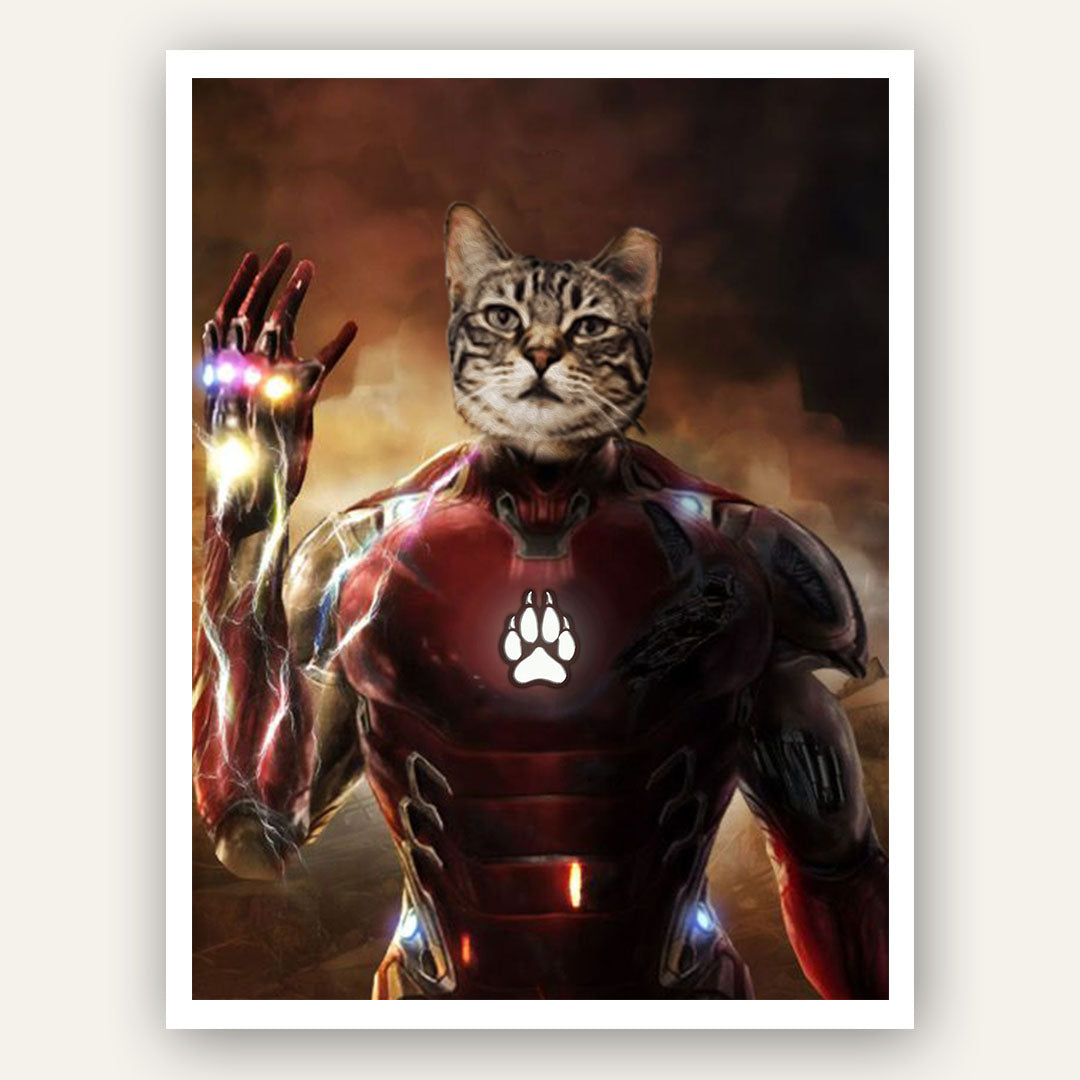 Superhero Pet Portrait - Iron Man