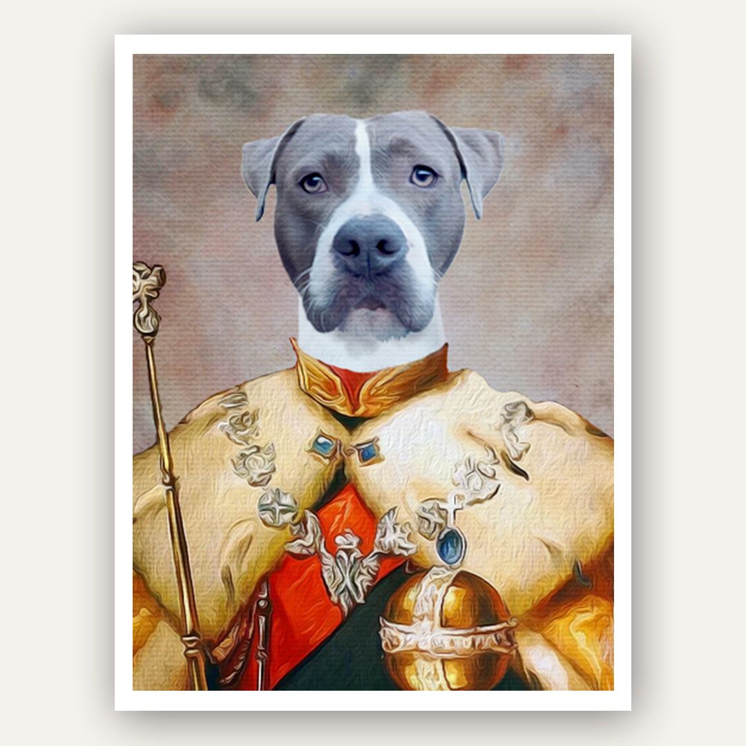 Royal Pet Portrait - The King