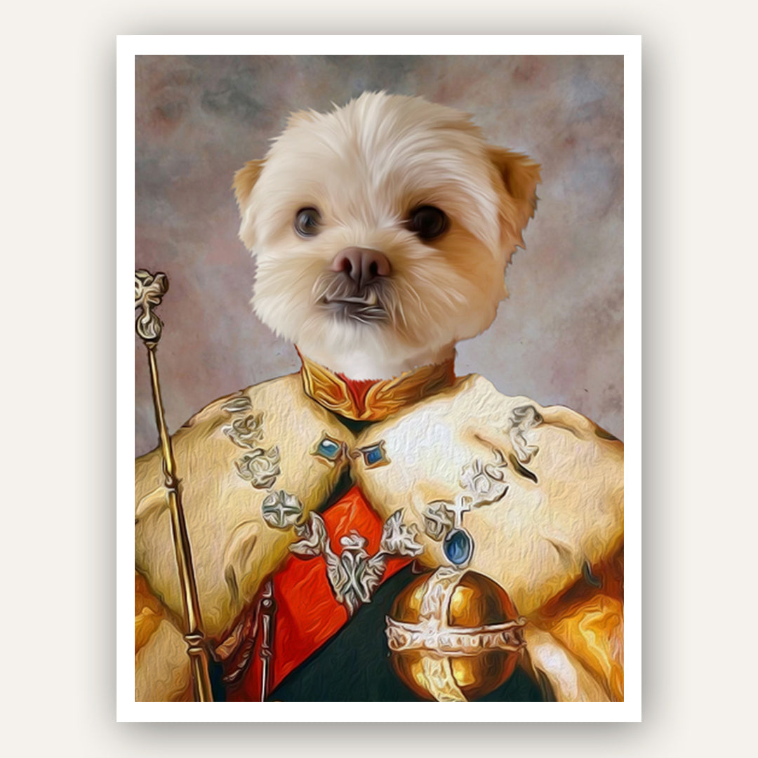 Royal Pet Portrait - The King