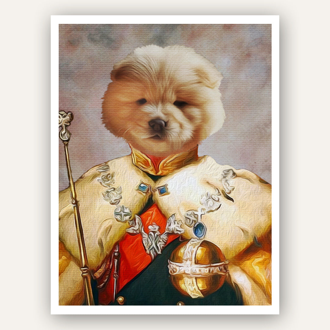 Royal Pet Portrait - The King