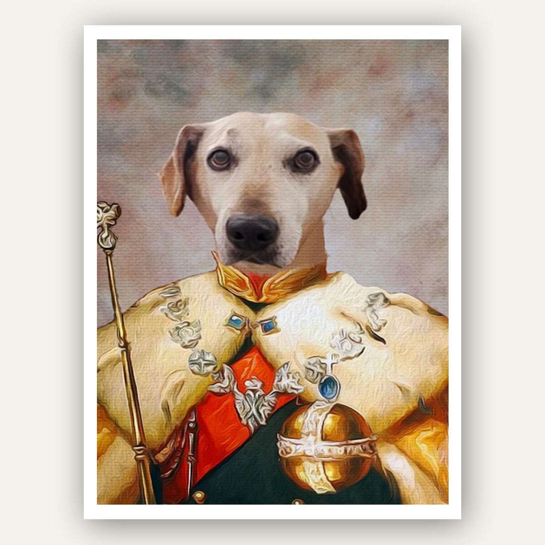 Royal Pet Portrait - The King