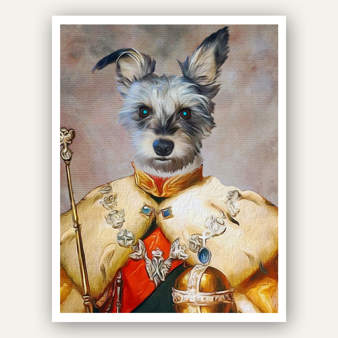 Royal Pet Portrait - The King