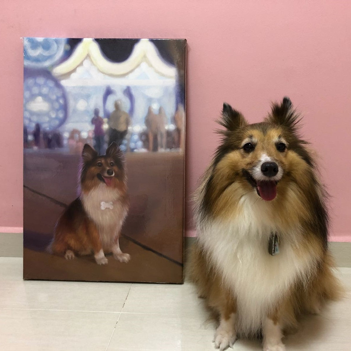 Custom Pet Portrait Oil Painting (Standard Style: Paint-Per-Photo)