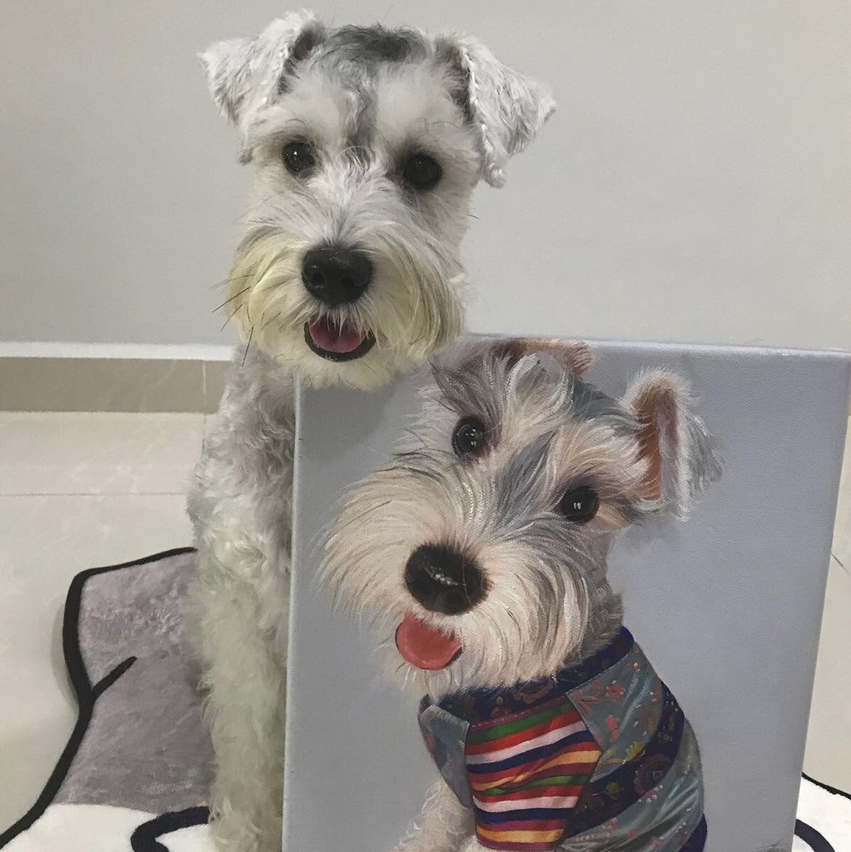Custom Pet Portrait Oil Painting (Standard Style: Paint-Per-Photo)
