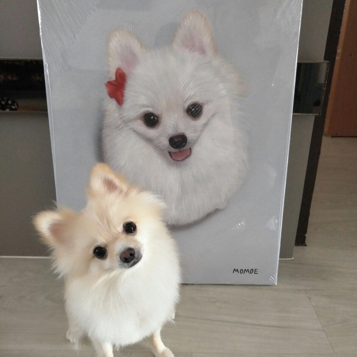 Custom Pet Portrait Oil Painting (Standard Style: Paint-Per-Photo)