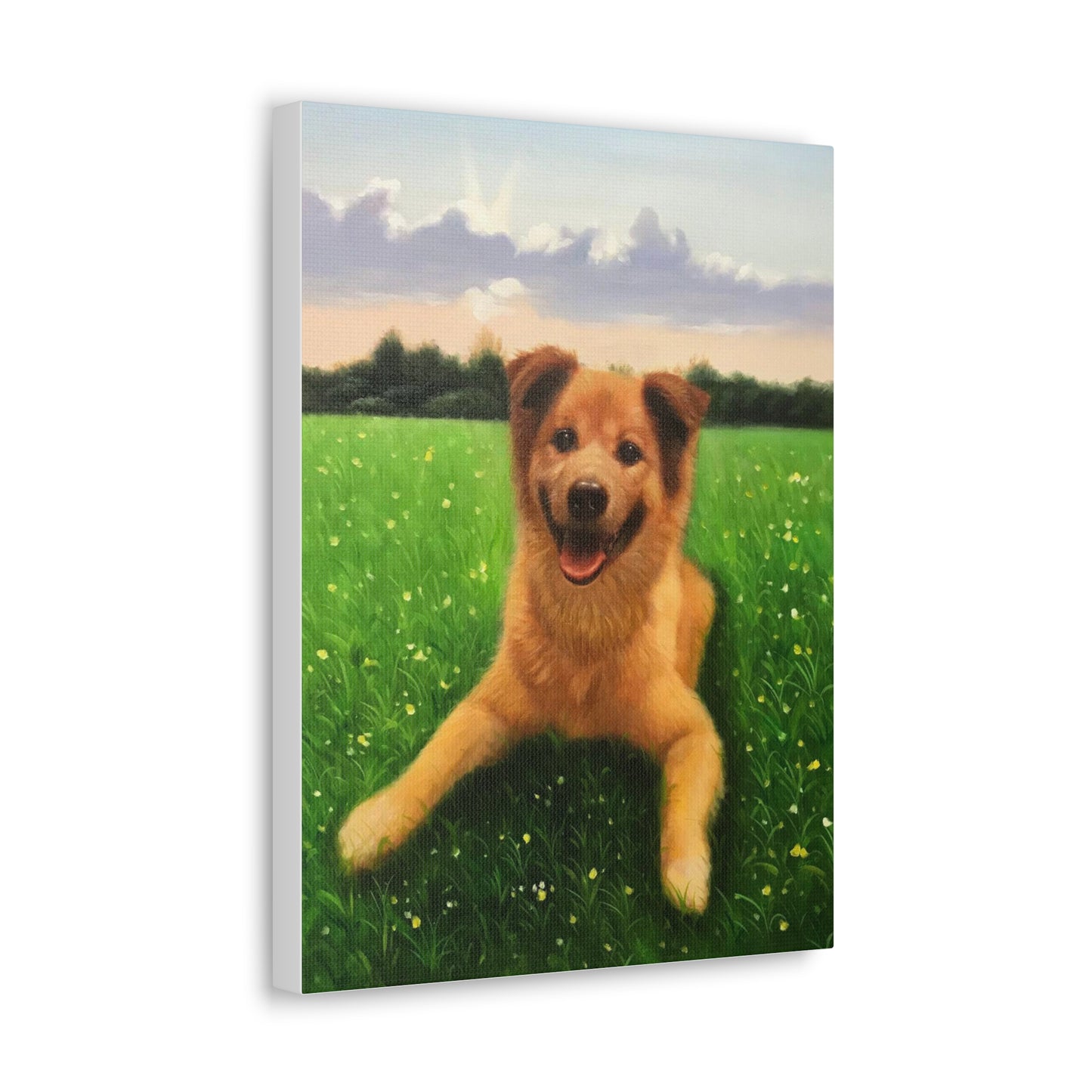 Custom Pet Portrait Oil Painting (Headshot Style)