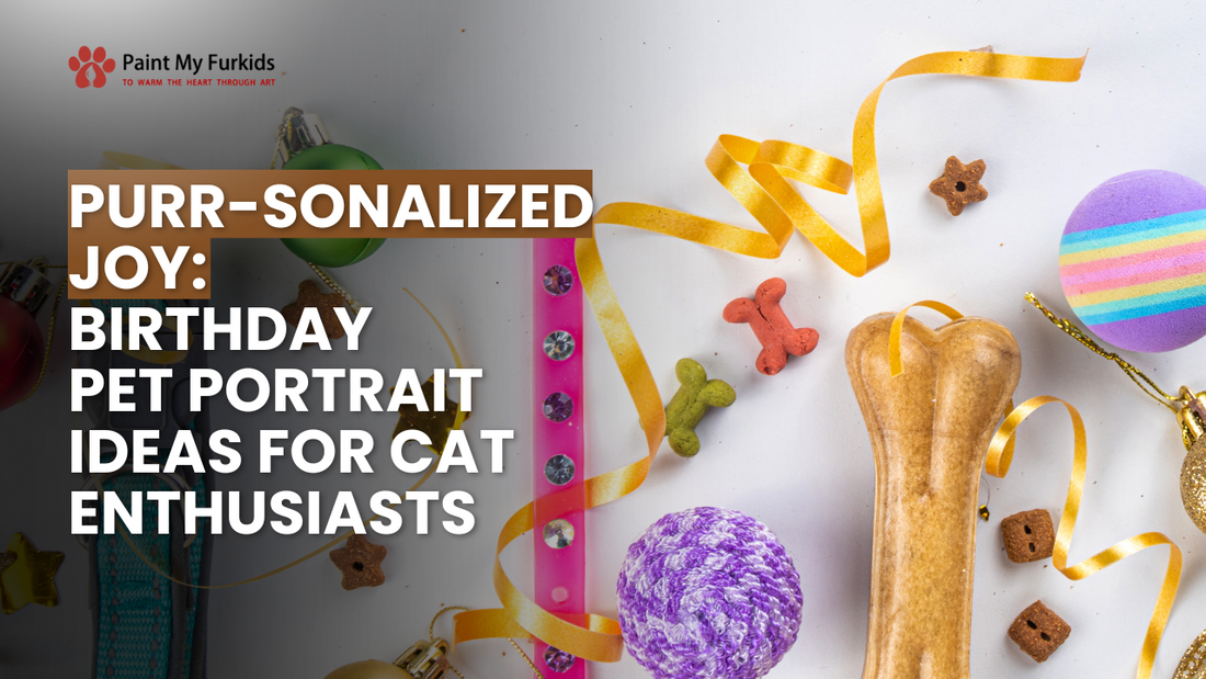 Purr-sonalized Joy: Unleashing Birthday Bliss with Custom Cat Portraits
