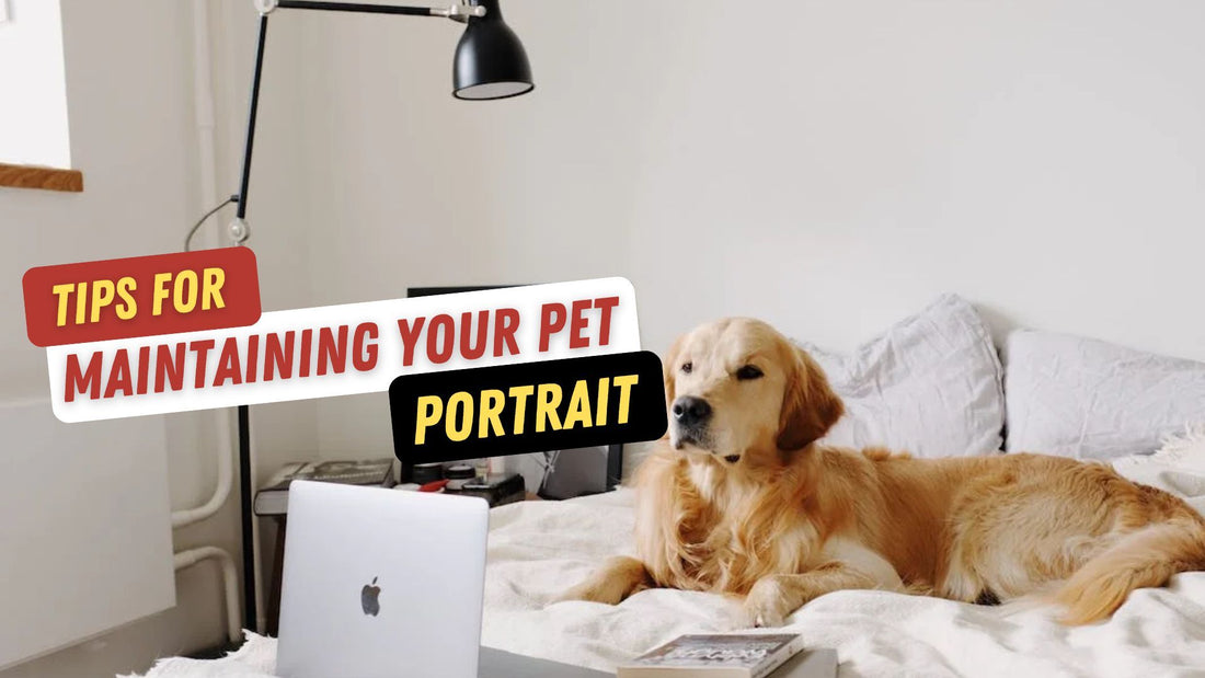 Preserving the Memories: Tips for Maintaining Your Pet Portrait