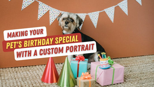 Making Your Pet's Birthday Special with a Custom Portrait