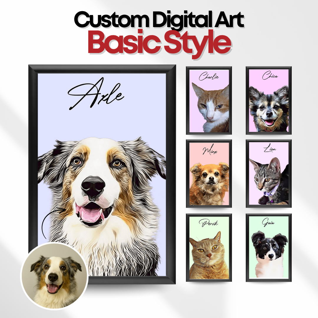Custom Digital Art (Basic Style)