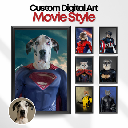 Custom Digital Art (Movie Style)