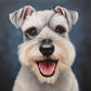 Custom Pet Portrait Oil Painting (Headshot Style)