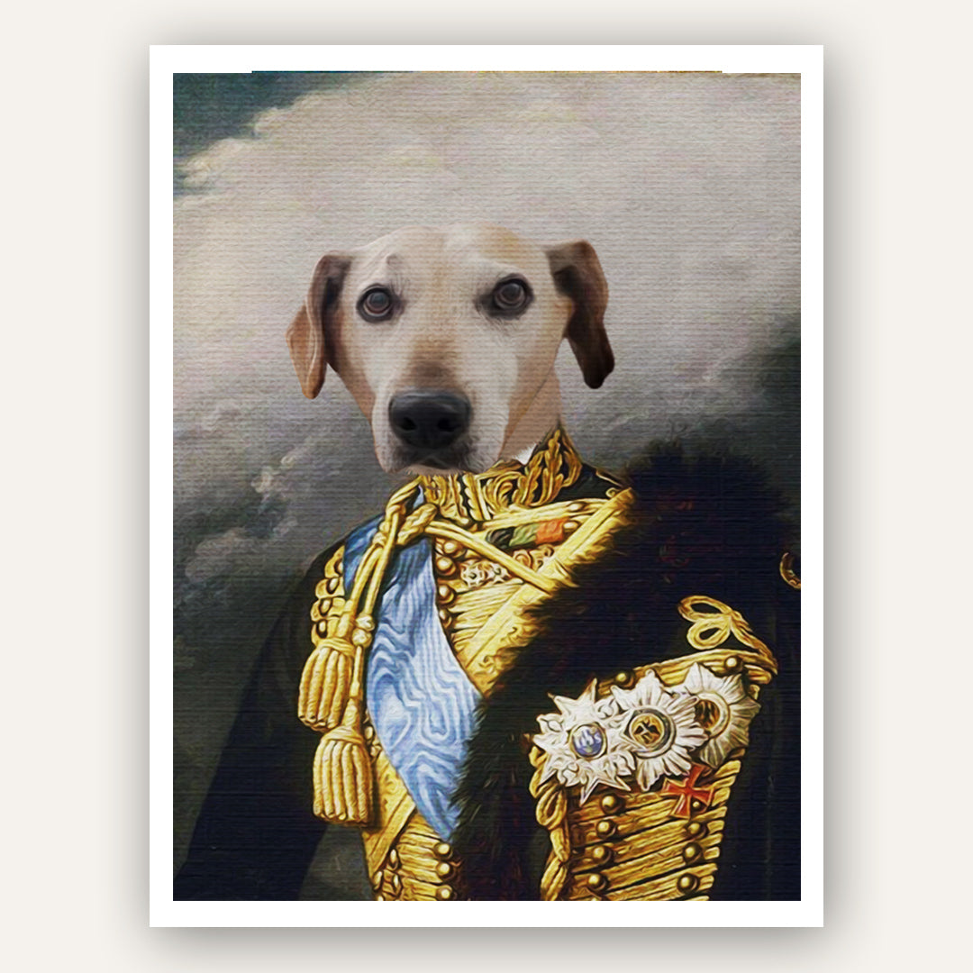 Royal Pet Portrait - The Colonel