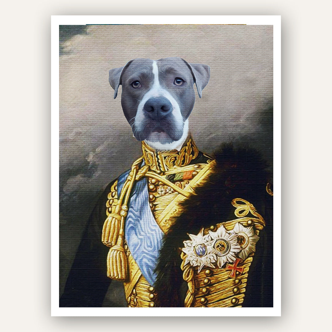 Royal Pet Portrait - The Colonel