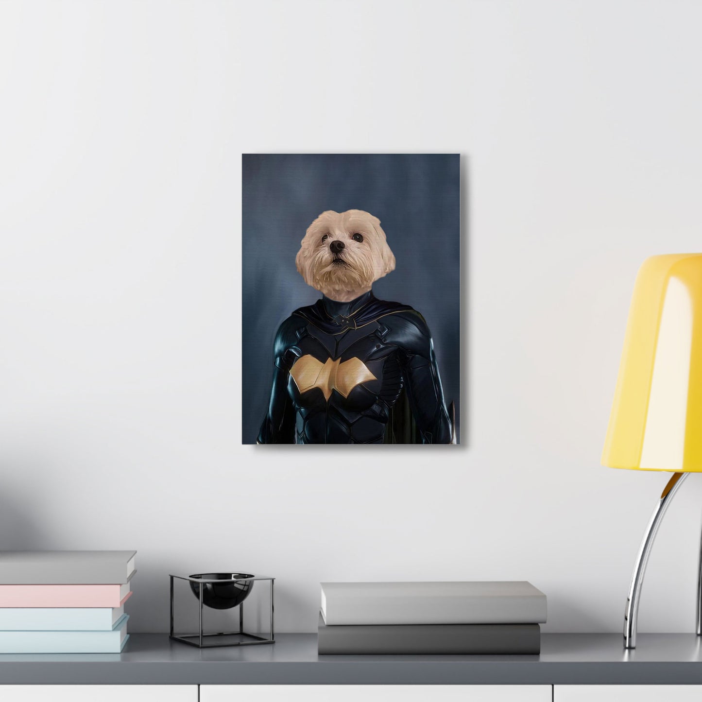 Superhero Pet Portrait - Batpaw