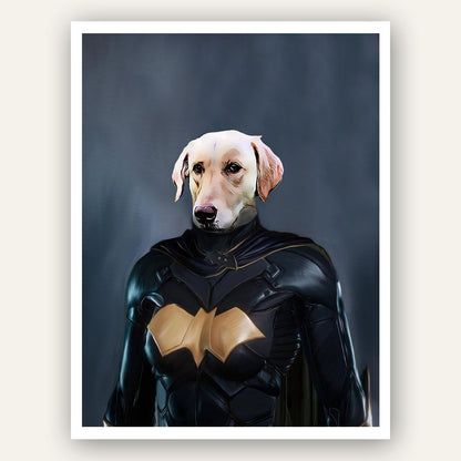 Superhero Pet Portrait - Batgirl