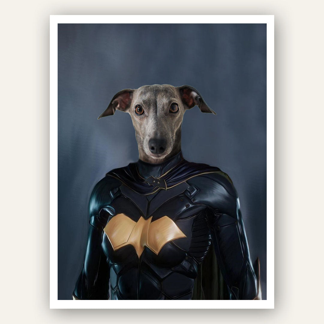 Superhero Pet Portrait - Batgirl