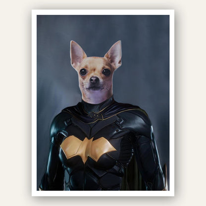 Superhero Pet Portrait - Batgirl