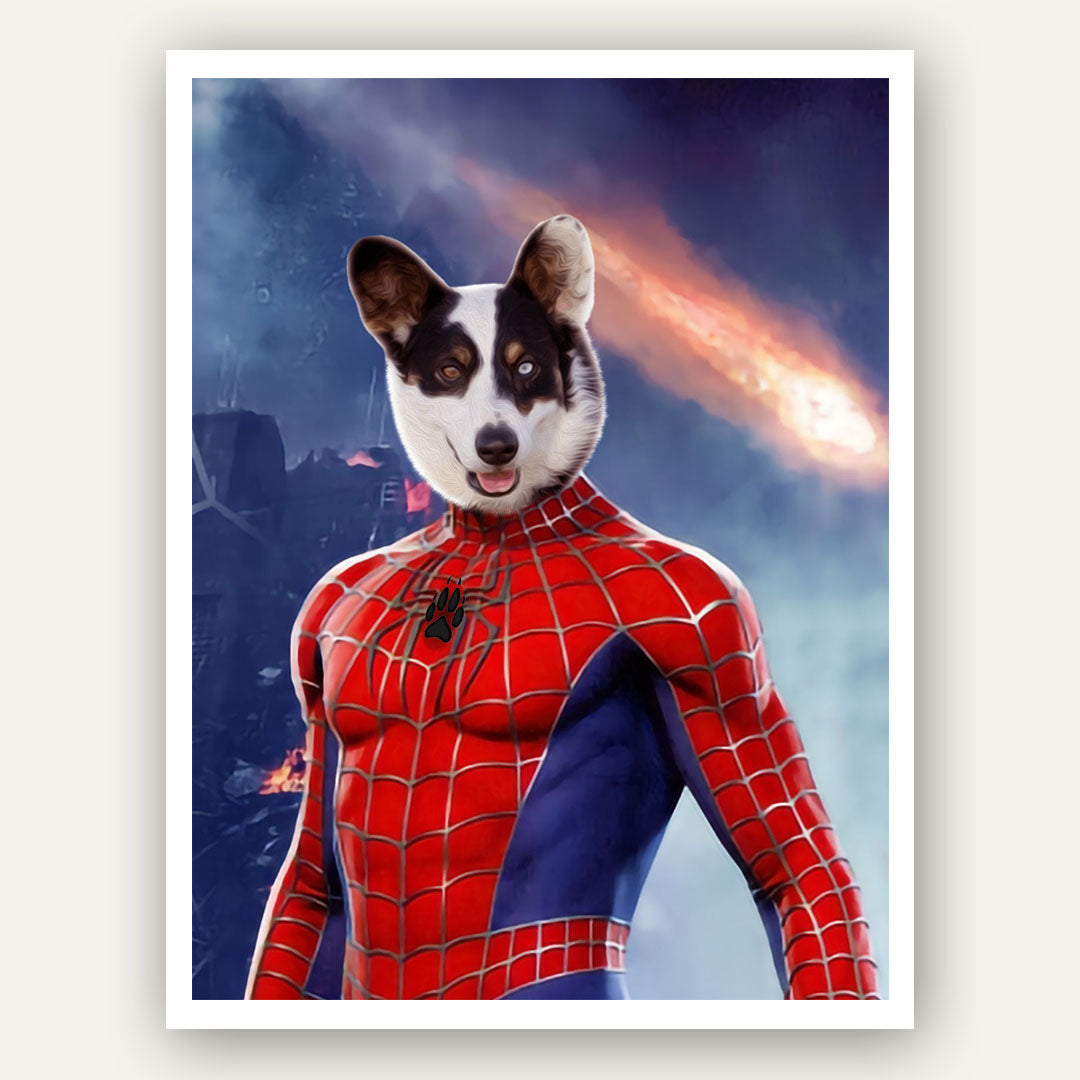 Superhero Pet Portrait - Spider Paw