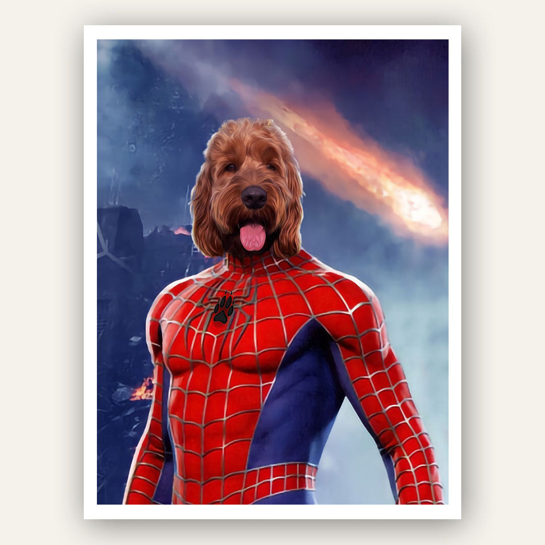 Superhero Pet Portrait - Spider Paw