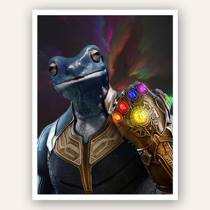 Superhero Pet Portrait - Pawnos