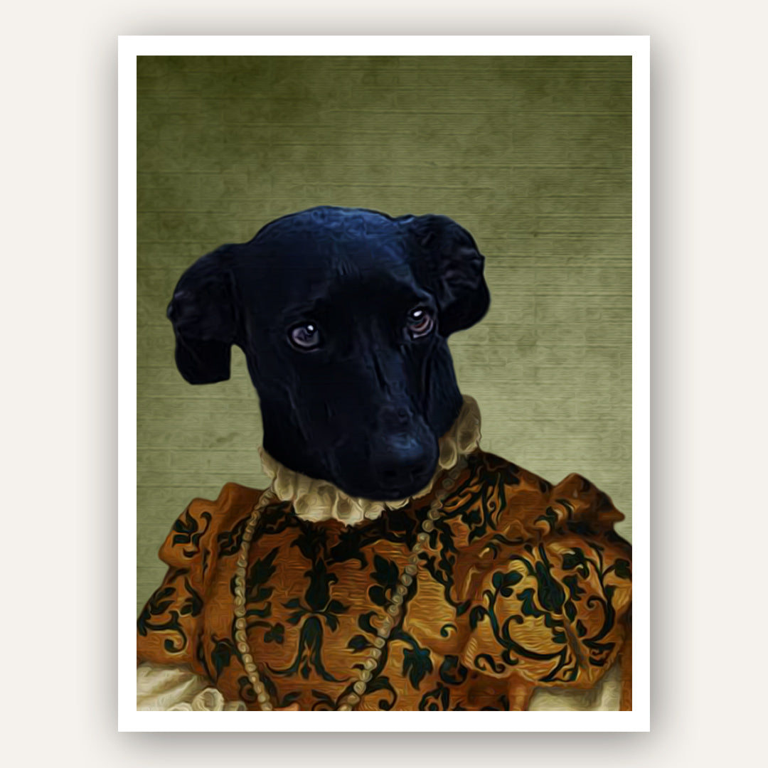 Royal Pet Portrait - The Lady My Furkids