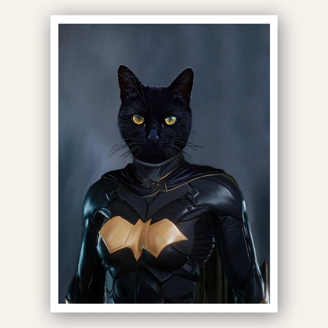 Superhero Pet Portrait – Batgirl - Image 4
