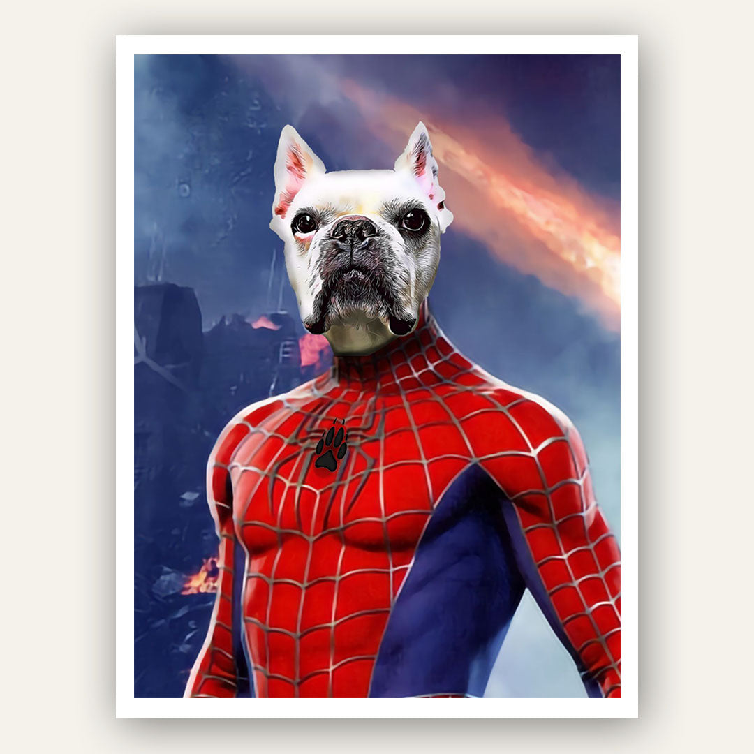 Superhero Pet Portrait – Spider Paw