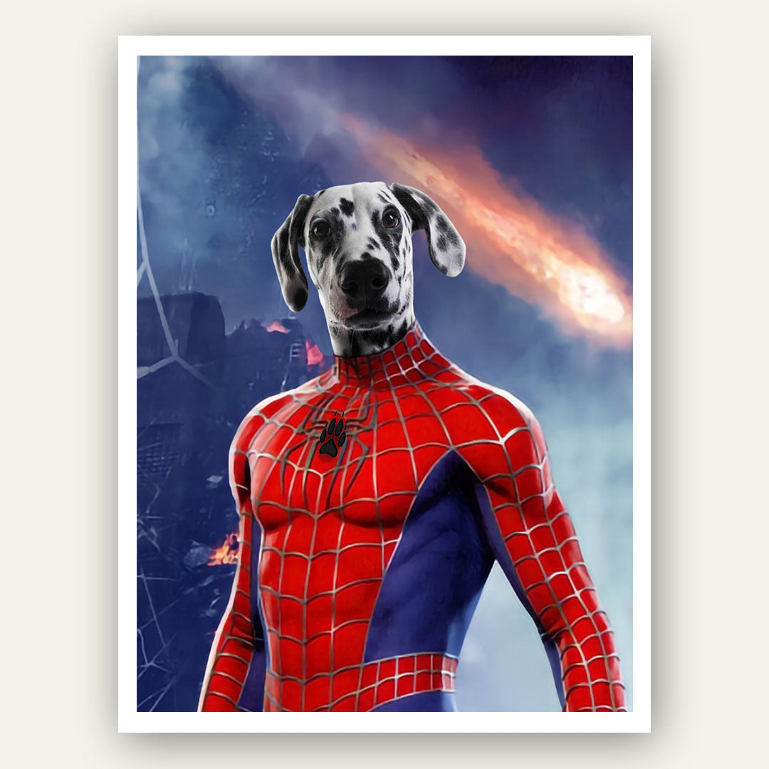 Superhero Pet Portrait – Spider Paw - Image 2