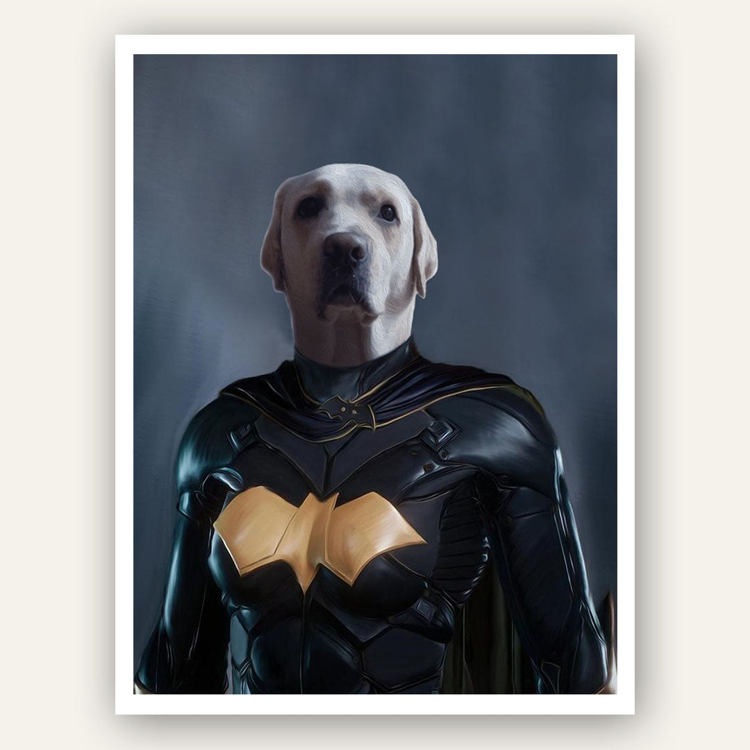 Superhero Pet Portrait – Batgirl - Image 2
